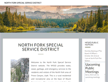 Tablet Screenshot of nfssd.org
